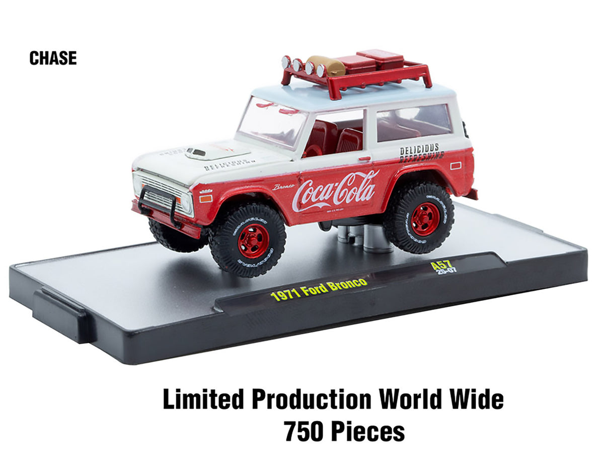 'Sodas' Set of 3 pieces Release 57 Limited Edition to 10000 pieces Worldwide 1/64 Diecast Model Cars by M2 Machines