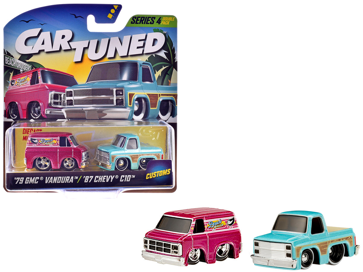 'Customs' Series 4 Double Pack Set of 2 Cars Diecast Model Cars by CarTuned