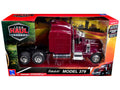 Peterbilt 379 Truck Tractor Burgundy Metallic 'Long Haul Trucker' Series 1/32  Diecast Model by New Ray
