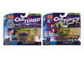 1969 Pontiac GTO Purple Metallic and 1967 Chevrolet C10 Pickup Truck Green Metallic 'Custom Shop' 2 Car Set Diecast Model Cars by CarTuned