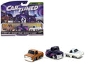 'Kustoms' Series 4 Chevrolet Triple Pack Set of 3 Cars Diecast Model Cars by CarTuned