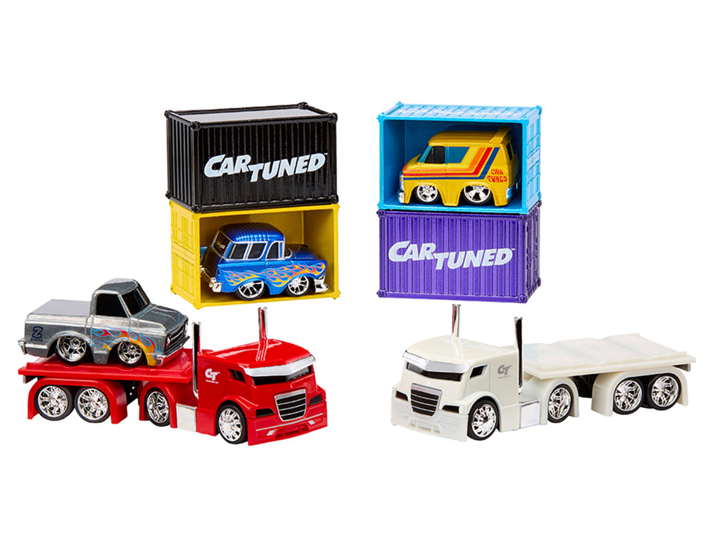 'Rigs' Container Case Series 2 Set of 4 Pieces Diecast Model Cars by CarTuned