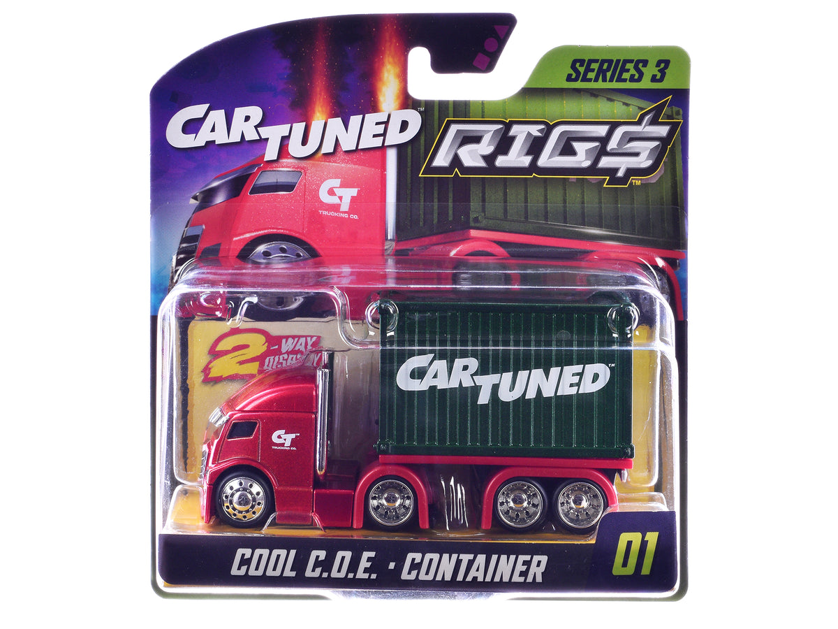'Rigs' Container Case Series 3 Set of 4 Pieces Diecast Model Cars by CarTuned