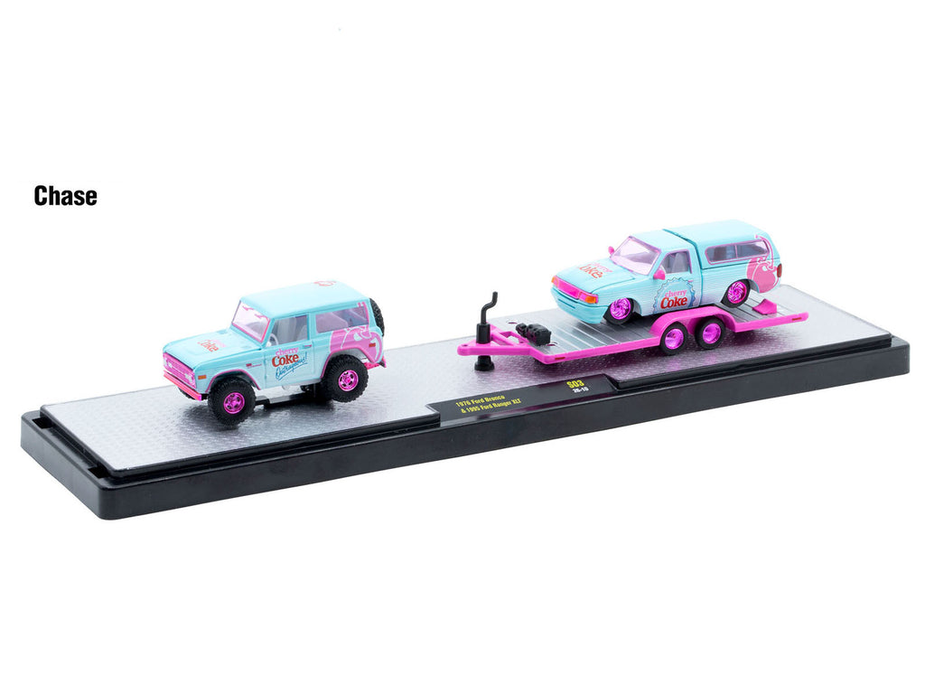 Auto Haulers 'Coca-Cola' Set of 3 pieces Release S03 Limited Edition to 4800 pieces Worldwide 1/64 Diecast Model by M2 Machines