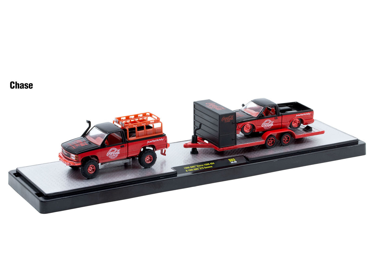 Auto Haulers 'Coca-Cola' Set of 3 pieces Release S03 Limited Edition to 4800 pieces Worldwide 1/64 Diecast Model by M2 Machines