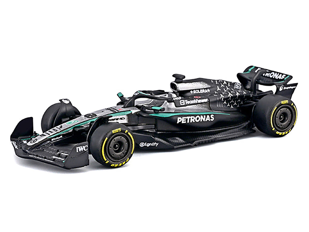 Mercedes AMG F1 W16 E Performance #63 George Russell Formula One F1 World Championship (2025) 'Formula Racing' Series 1/64 Diecast Model Car by Bburago