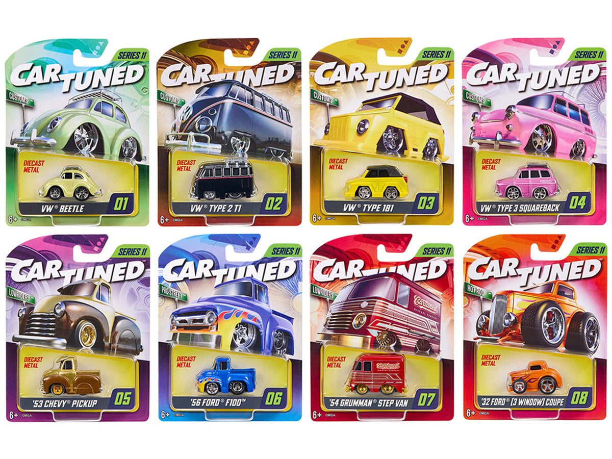 'Mainline' 2026 Series 11 Set of 8 Pieces Diecast Model Cars by CarTuned