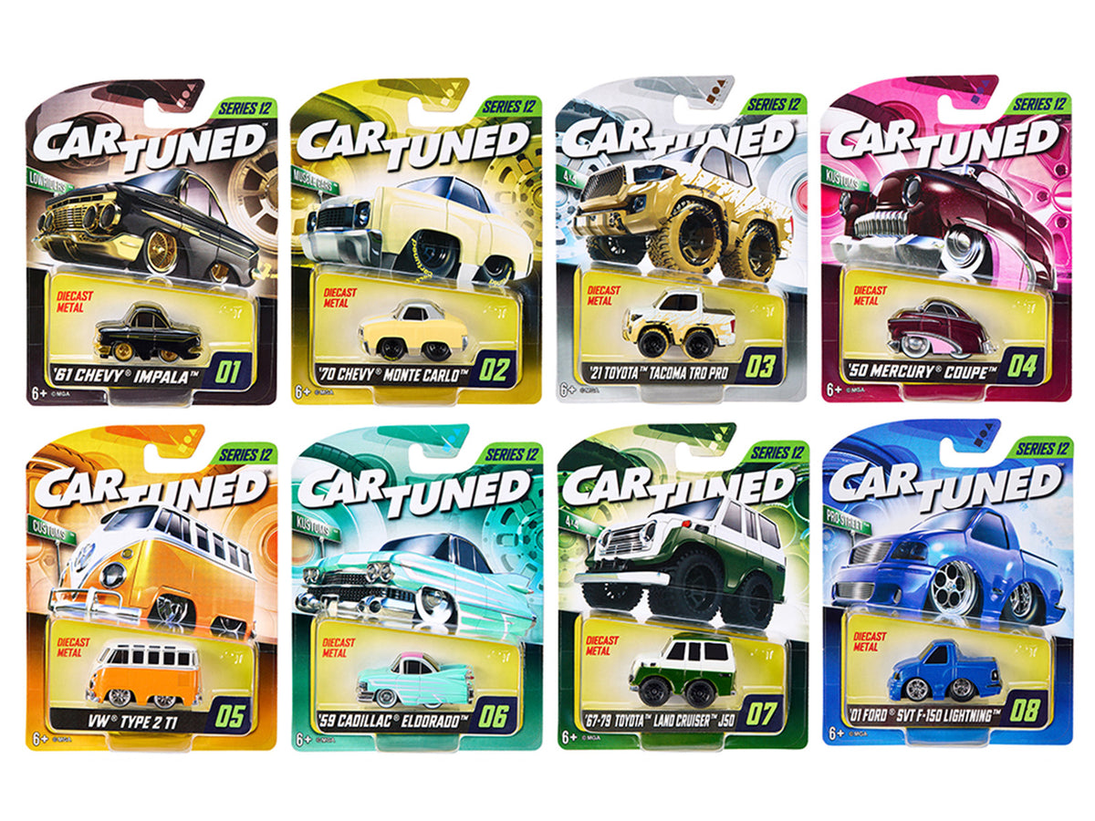 'Mainline' 2026 Series 12 Set of 8 Pieces Diecast Model Cars by CarTuned