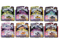 'Lowriders Show Glow' Series 2 Set of 8 Pieces Diecast Model Cars by CarTuned