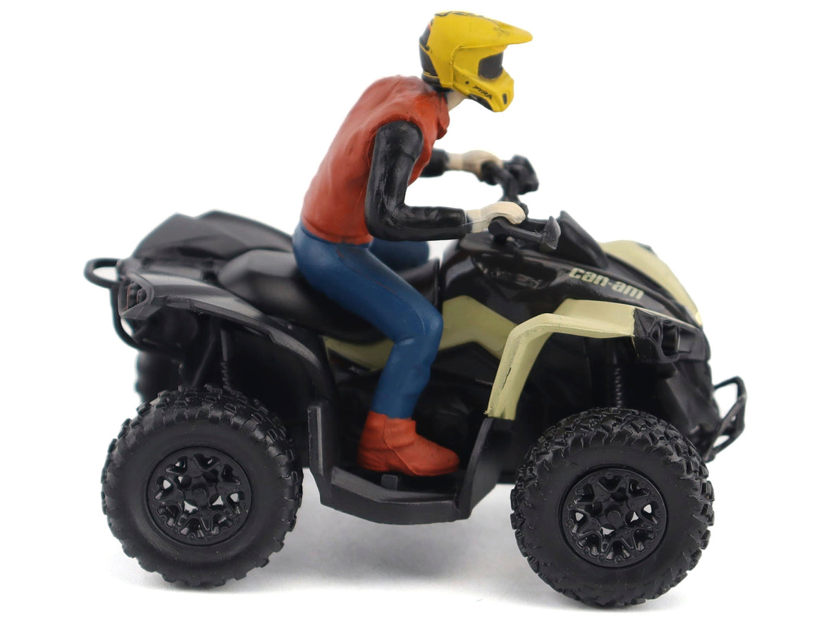 Can-Am Renegade X XC 1000R ATV Desert Tan with Driver Figure 1/32 Diecast Model by BRP Models