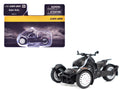 Can-Am Ryker Rally 3-Wheel Motorcycle Ghost Black 1/32 Diecast Model by BRP Models