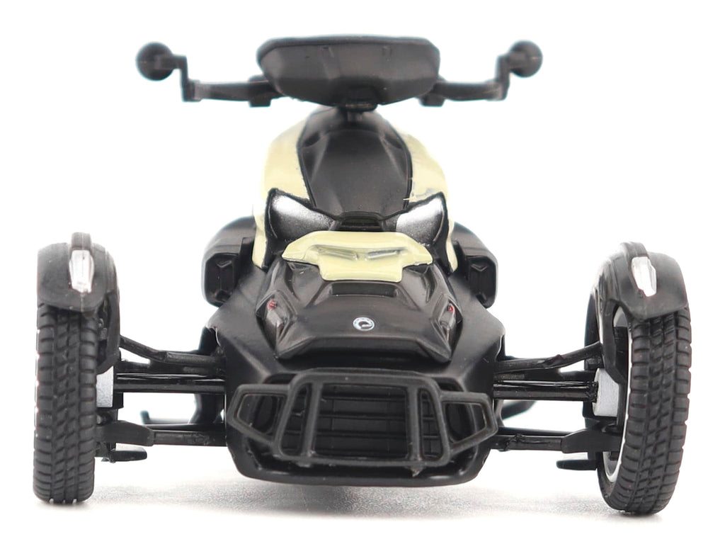 Can-Am Ryker Rally 3-Wheel Motorcycle Sand Storm and Black 1/32 Diecast Model by BRP Models