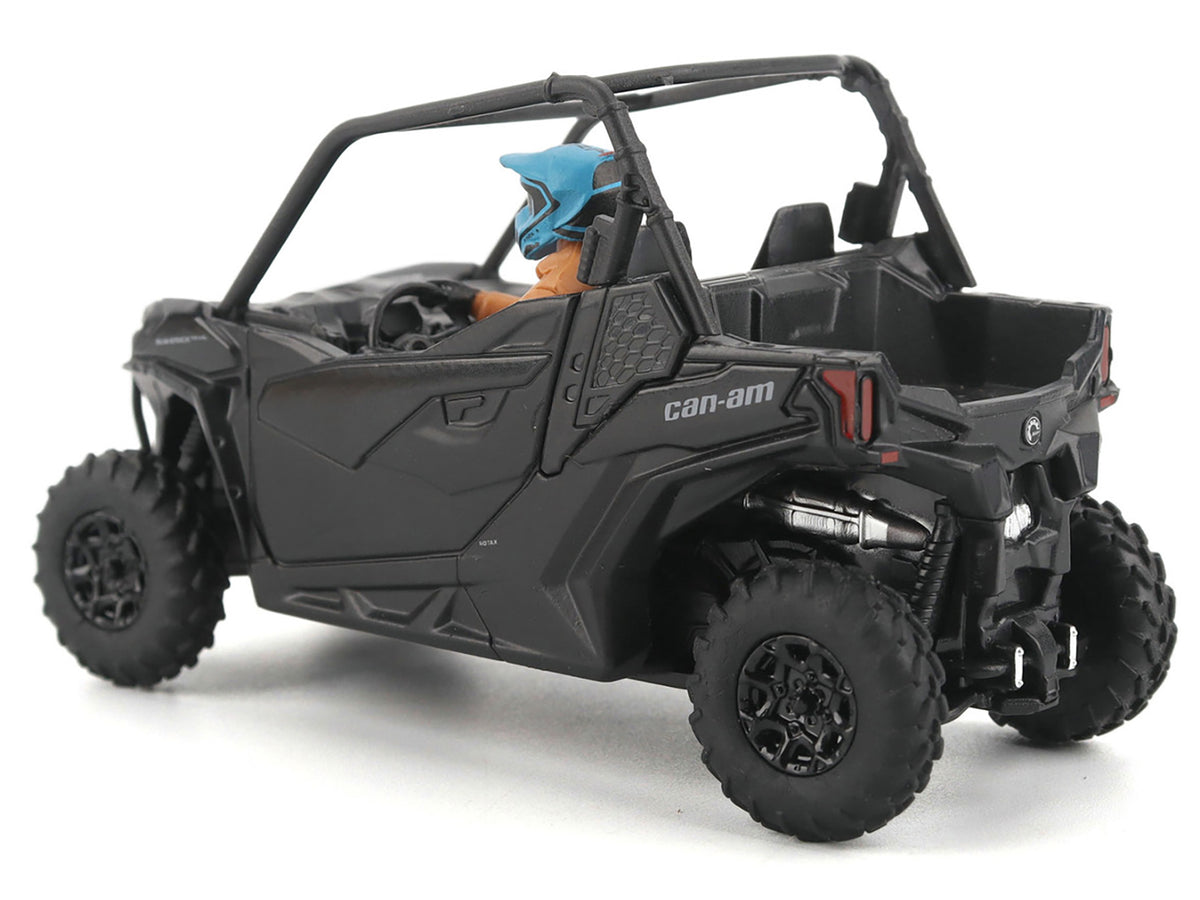 Can-Am Maverick Trail DPS 1000 Matt Black with Driver Figure 1/32 Diecast Model by BRP Models