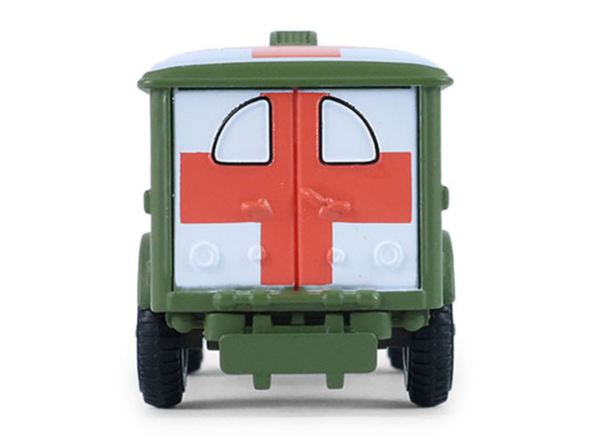 1944 Dodge WC-54 4X4 Ambulance 'U.S. Army - WWII' Green with Graphics 'Battalion 64' Series 6 1/64 Diecast Model Car by Greenlight