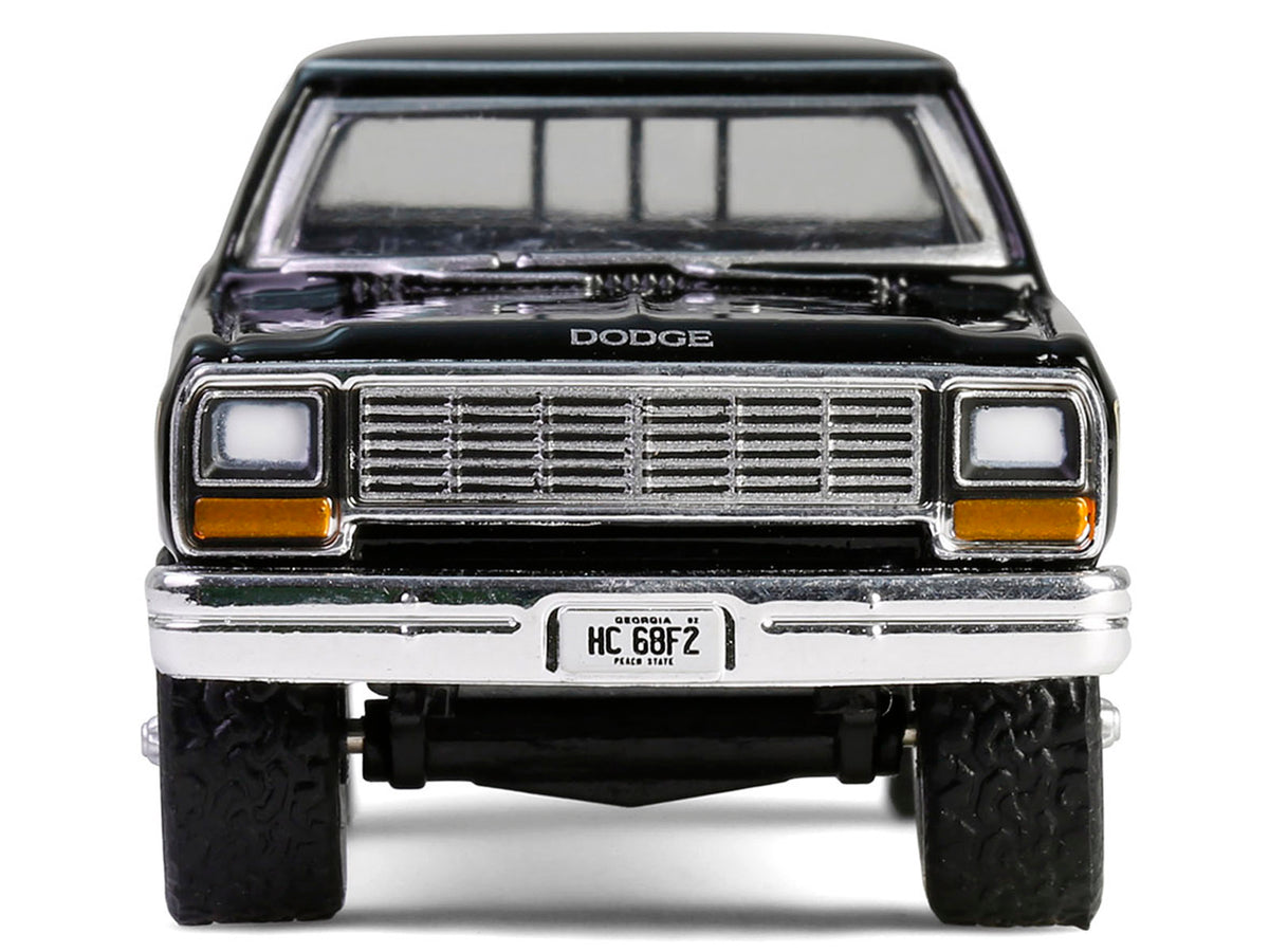 1981 Dodge Power Ram Prospector Pickup Truck Black 'The A-Team' (1983-1987) TV Series 'Hollywood Series' Release #43 1/64 Diecast Model Car by Greenlight