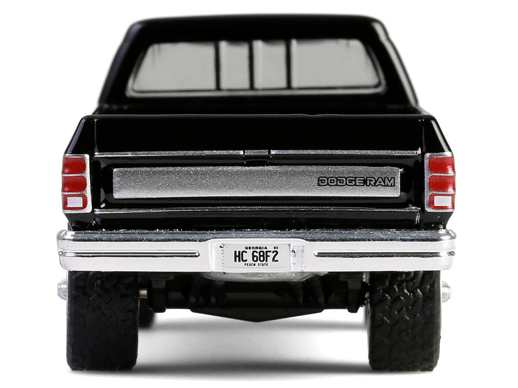 1981 Dodge Power Ram Prospector Pickup Truck Black 'The A-Team' (1983-1987) TV Series 'Hollywood Series' Release #43 1/64 Diecast Model Car by Greenlight