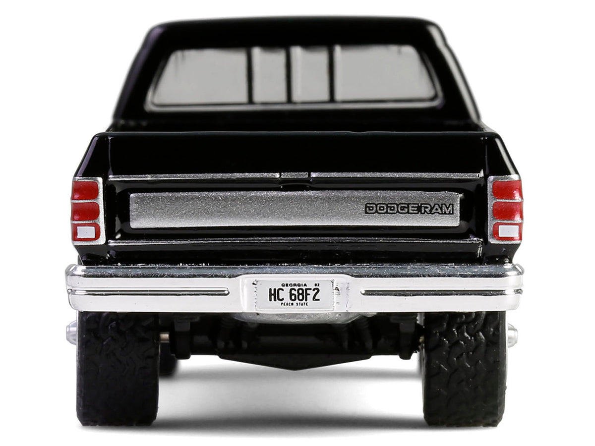 1981 Dodge Power Ram Prospector Pickup Truck Black 'The A-Team' (1983-1987) TV Series 'Hollywood Series' Release #43 1/64 Diecast Model Car by Greenlight