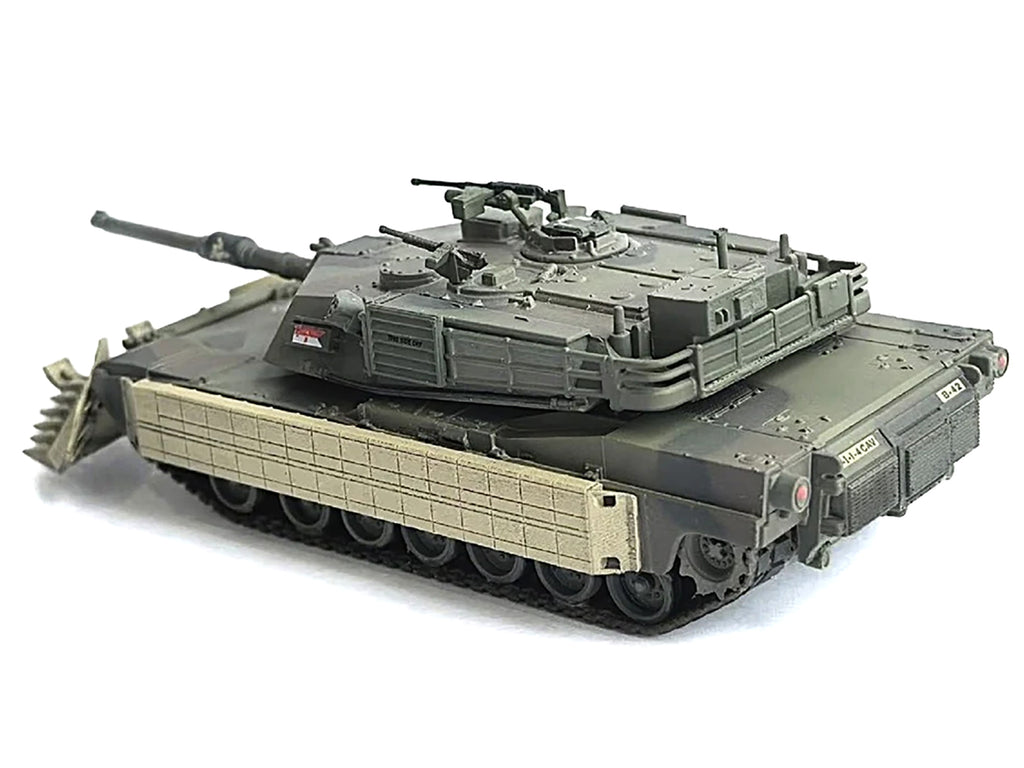United States M1A1 AIM (Abrams Integrated Management) Tank with Mine Plow (Plowing Mode) #68 'United States Army' Olive Drab 'NEO Dragon Armor' Series 1/72 Plastic Model by Dragon Models