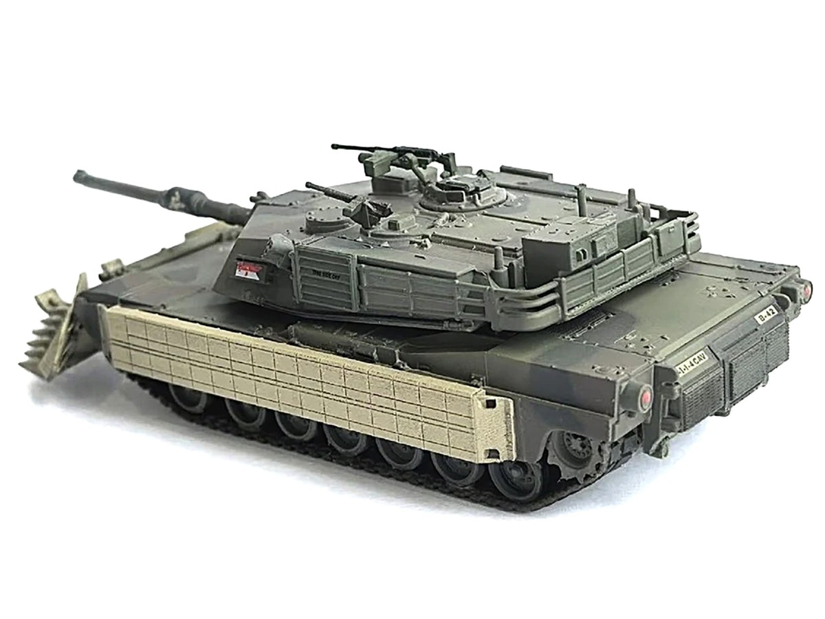 United States M1A1 AIM (Abrams Integrated Management) Tank with Mine Plow (Plowing Mode) #68 'United States Army' Olive Drab 'NEO Dragon Armor' Series 1/72 Plastic Model by Dragon Models