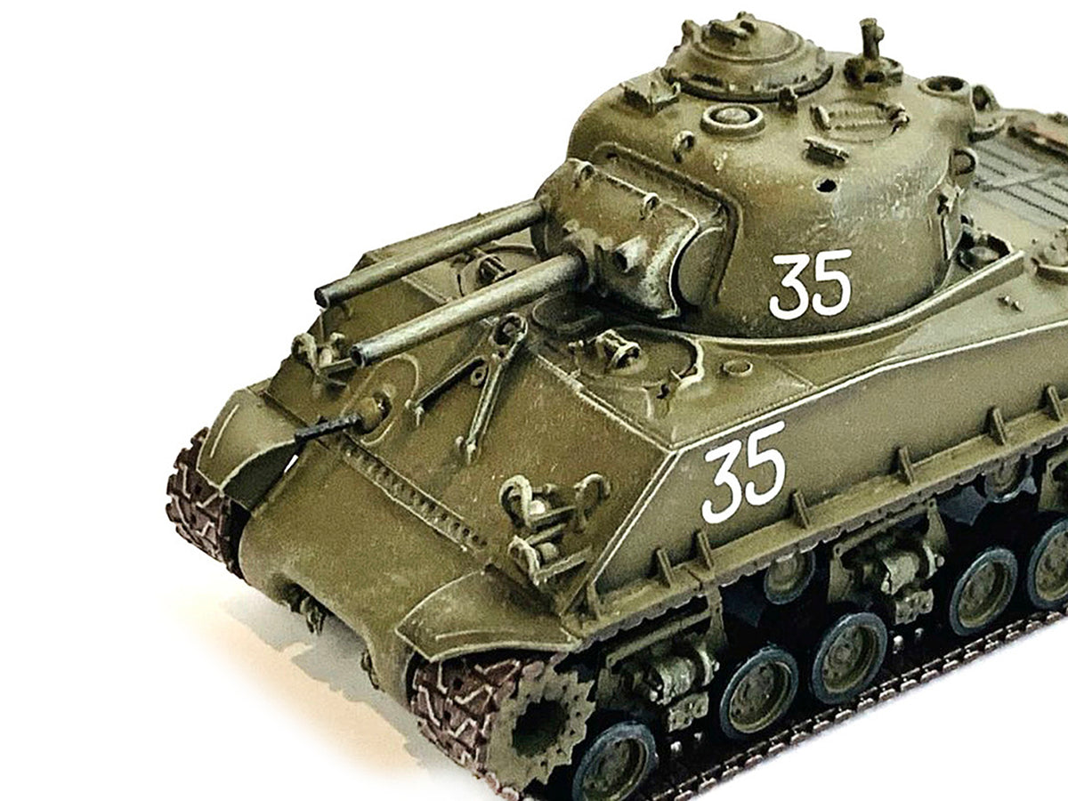United States M4A3 HVSS POA-CWS-H5 Flamethrower Tank Olive Drab #35 'Hawaii' (1951) 'NEO Dragon Armor' Series 1/72 Plastic Model by Dragon Models