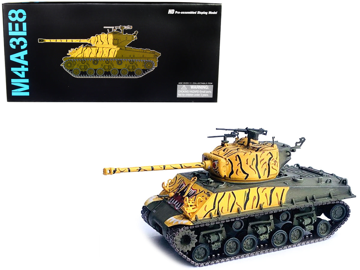 United States M4A3E8 Sherman 'Tiger Face' Tank '24th Infantry Div. Korea' (1951) 'NEO Dragon Armor' Series 1/72 Plastic Model by Dragon Models