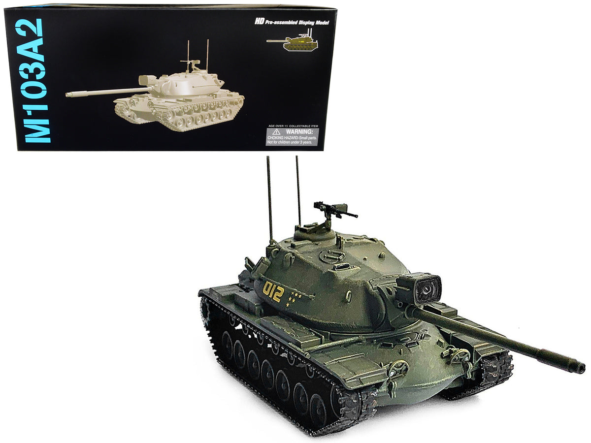 United States M103A2 Heavy Tank D12 Olive Drab 'NEO Dragon Armor' Series 1/72 Plastic Model by Dragon Models
