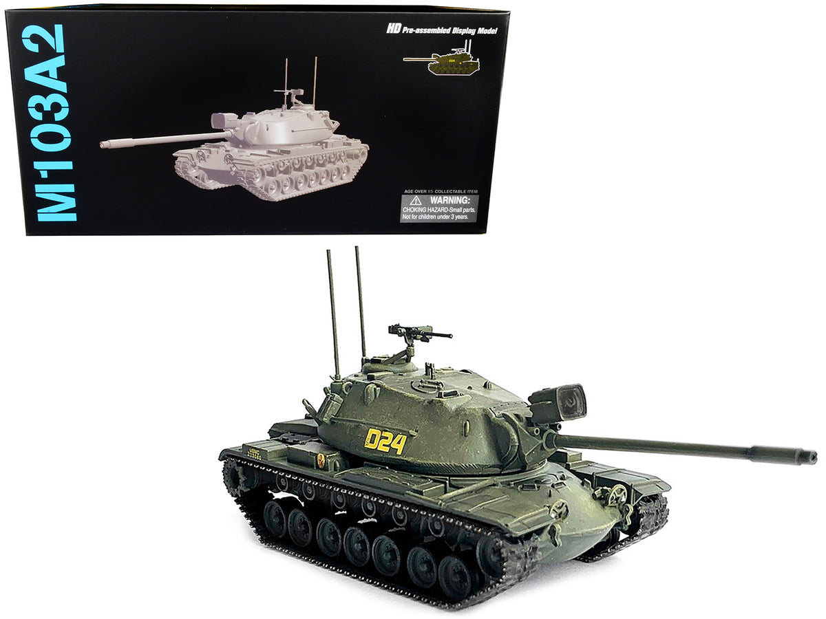 United States M103A2 Heavy Tank D24 Olive Drab 'NEO Dragon Armor' Series 1/72 Plastic Model by Dragon Models