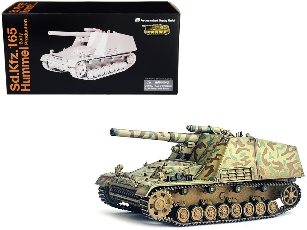 German Sd.Kfz.165 Hummel Self-Propelled Gun V1 'Early Production German Army' 'NEO Dragon Armor' Series 1/72 Plastic Model by Dragon Models