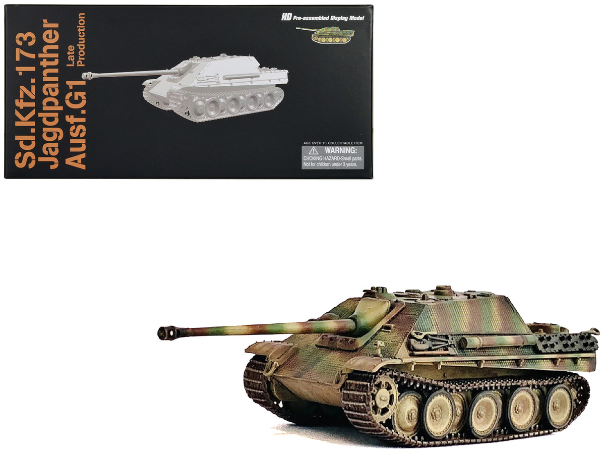 Germany Sd.Kfz.173 Jagdpanther Ausf.G1 Late Production Tank 'sPz.Jg.Abt.560 Ardennes' (1944) 'NEO Dragon Armor' Series 1/72 Plastic Model by Dragon Models