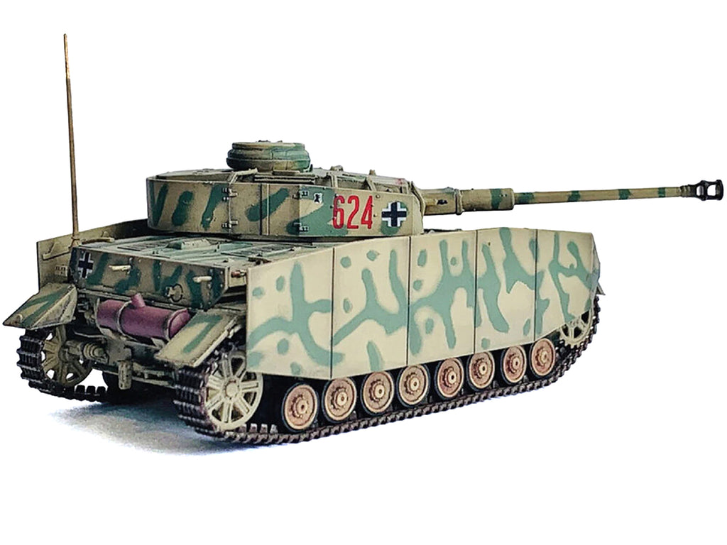 Germany Pz.Kpfw.IV Ausf.H with Schurzen Tank #624 '3.Pz.Div. Ukraine' (1943) 'NEO Dragon Armor' Series 1/72 Plastic Model by Dragon Models