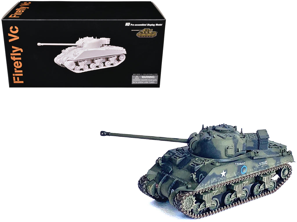 British Sherman Firefly VC Tank '1st Armoured Division Normandy France' (1944) 'NEO Dragon Armor' Series 1/72 Plastic Model by Dragon Models