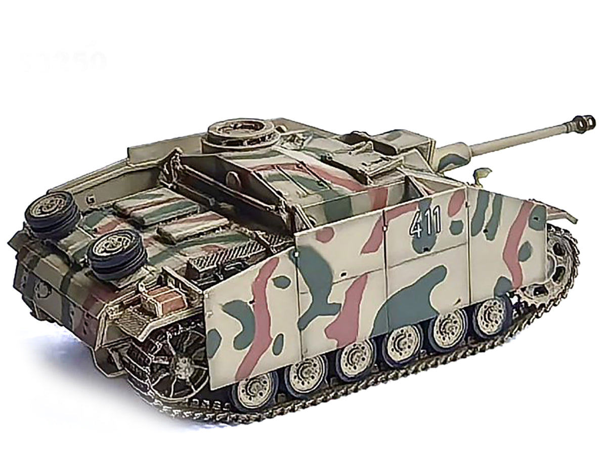 Germany StuG.III Ausf.G Early Production Tank with Schurzen #411 'Panzer Abteilung 115 Italy' (1943) 'NEO Dragon Armor' Series 1/72 Plastic Model by Dragon Models