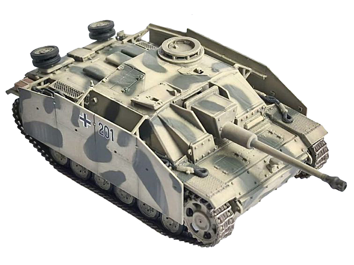 Germany StuG.III Ausf.G Early Production Tank with Schurzen #201 'StuG Brigade 242 Italy' (1943) 'NEO Dragon Armor' Series 1/72 Plastic Model by Dragon Models