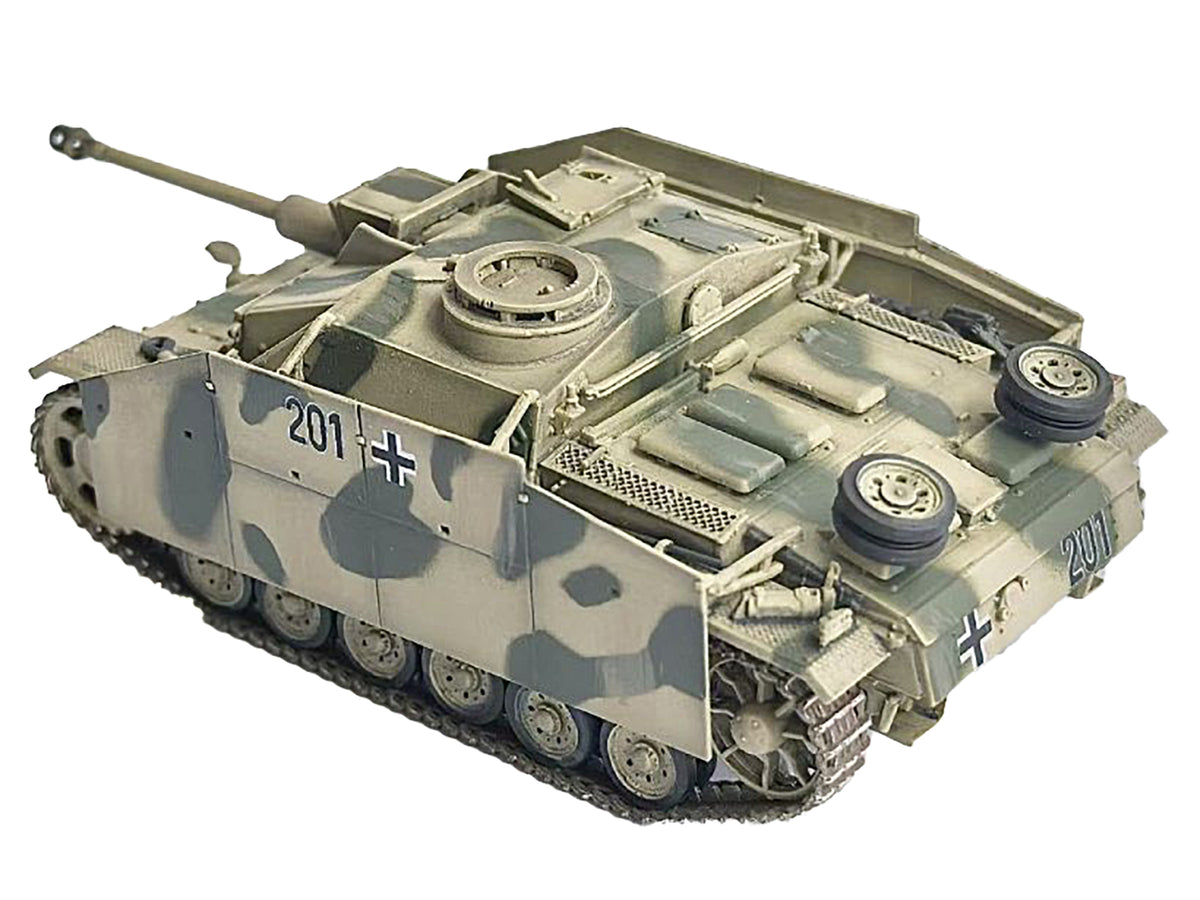 Germany StuG.III Ausf.G Early Production Tank with Schurzen #201 'StuG Brigade 242 Italy' (1943) 'NEO Dragon Armor' Series 1/72 Plastic Model by Dragon Models