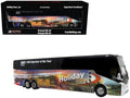 Prevost H3-45 Coach Bus 'Holiday Tours - 2024 IMG Operator of the Year' White with Graphics Limited Edition 1/64 Diecast Model by Iconic Replicas