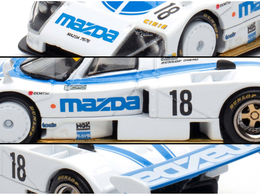 Mazda 787B #18 Stefan Johansson - David Kennedy - Maurizio Sandro Sala 'Mazdaspeed' '24 Hours of Le Mans' (1991) 1/64 Diecast Model Car by BM Creations