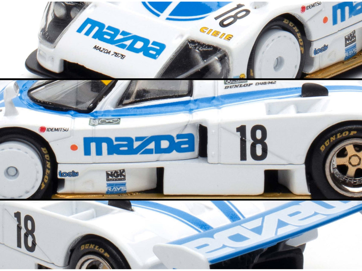 Mazda 787B #18 Stefan Johansson - David Kennedy - Maurizio Sandro Sala 'Mazdaspeed' '24 Hours of Le Mans' (1991) 1/64 Diecast Model Car by BM Creations