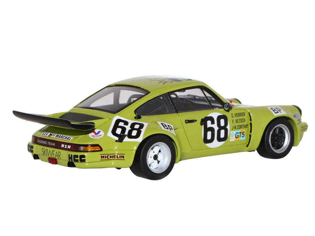Porsche 911 Carrera RSR 3.0 #68 Guy Verrier - Florian Vetsch - Jean-Robert Corthay '24 Hours of Le Mans' (1975) 1/64 Model Car by Spark