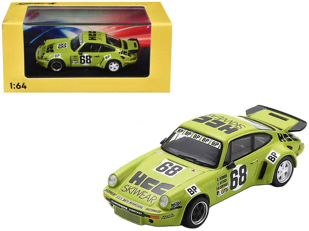 Porsche 911 Carrera RSR 3.0 #68 Guy Verrier - Florian Vetsch - Jean-Robert Corthay '24 Hours of Le Mans' (1975) 1/64 Model Car by Spark