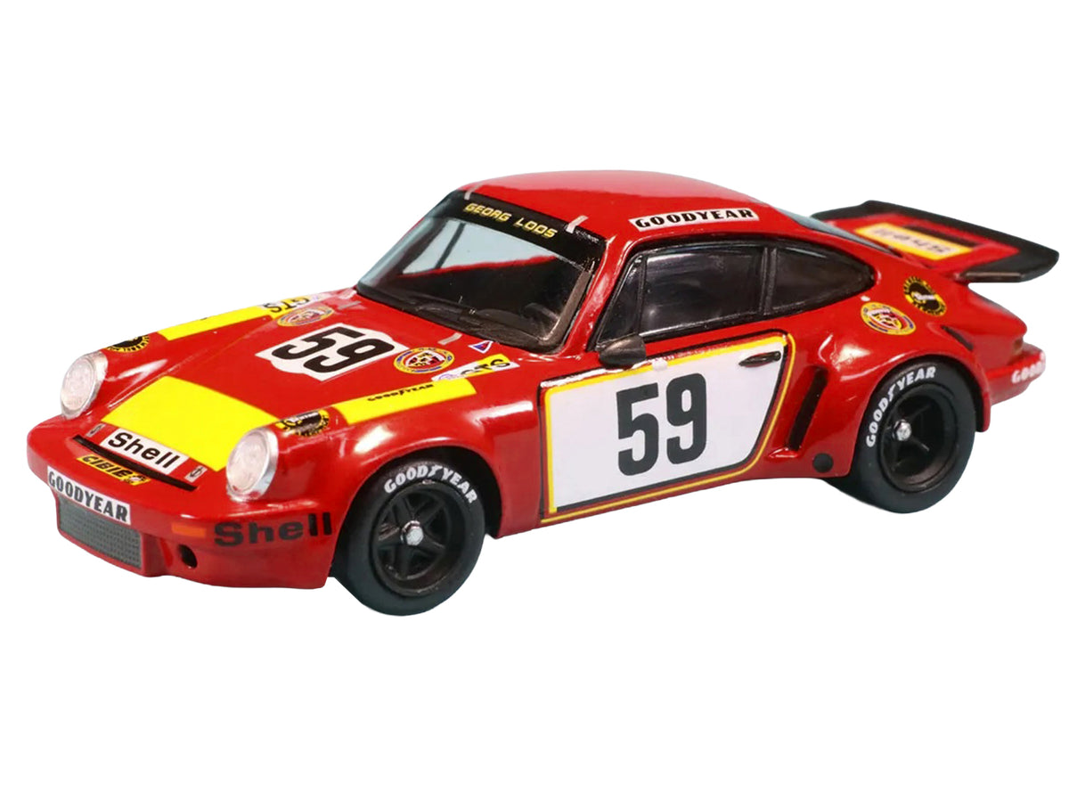 Porsche 911 Carrera RSR #59 Tim Schenken - Howden Ganley 'Gelo Racing Team' '24 Hours of Le Mans' (1975) 1/64 Model Car by Spark