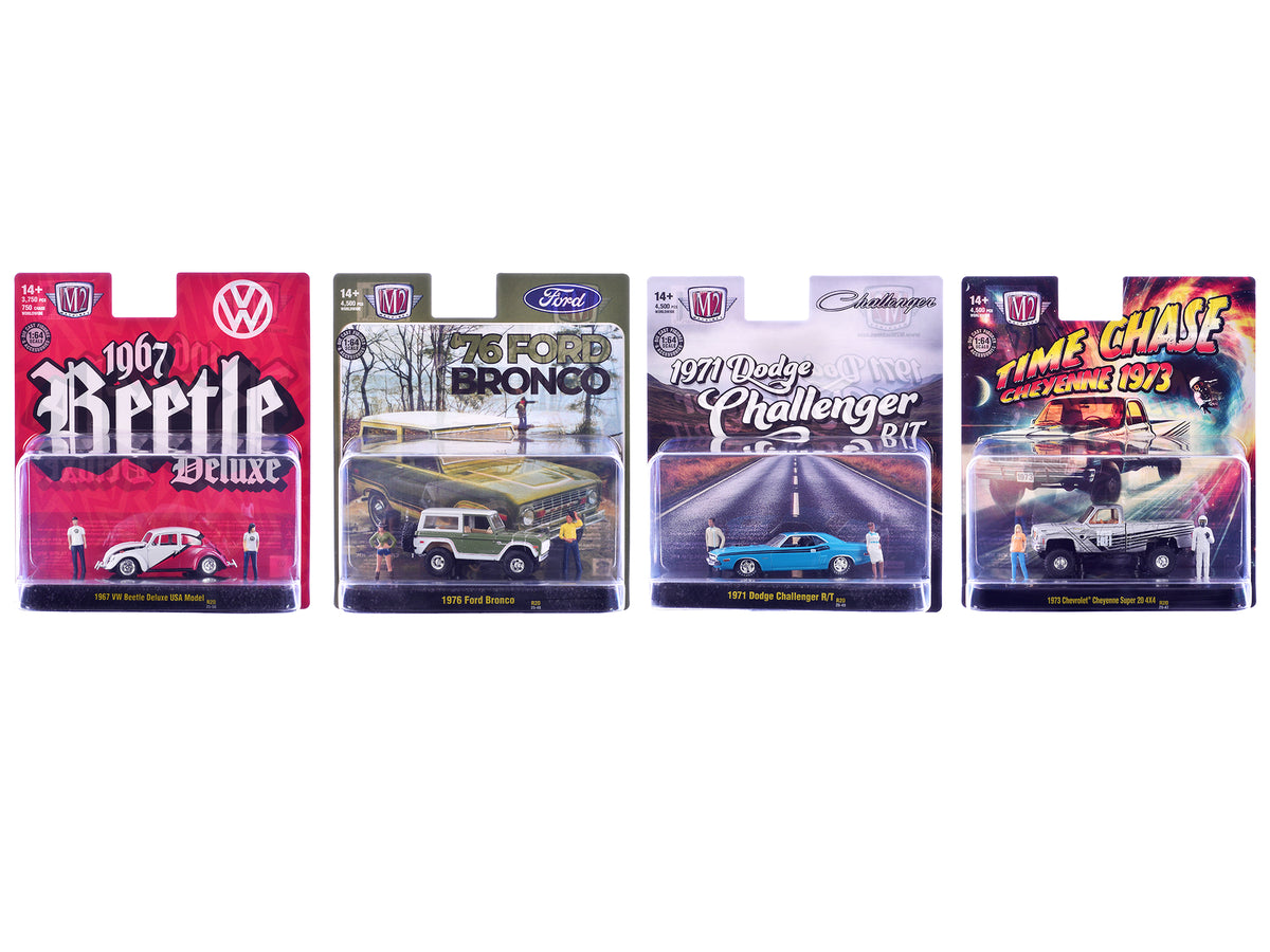 'Auto News' Release 20 Set of 4 Cars Limited Edition to 4500 pieces Worldwide 1/64 Diecast Model Cars by M2 Machines