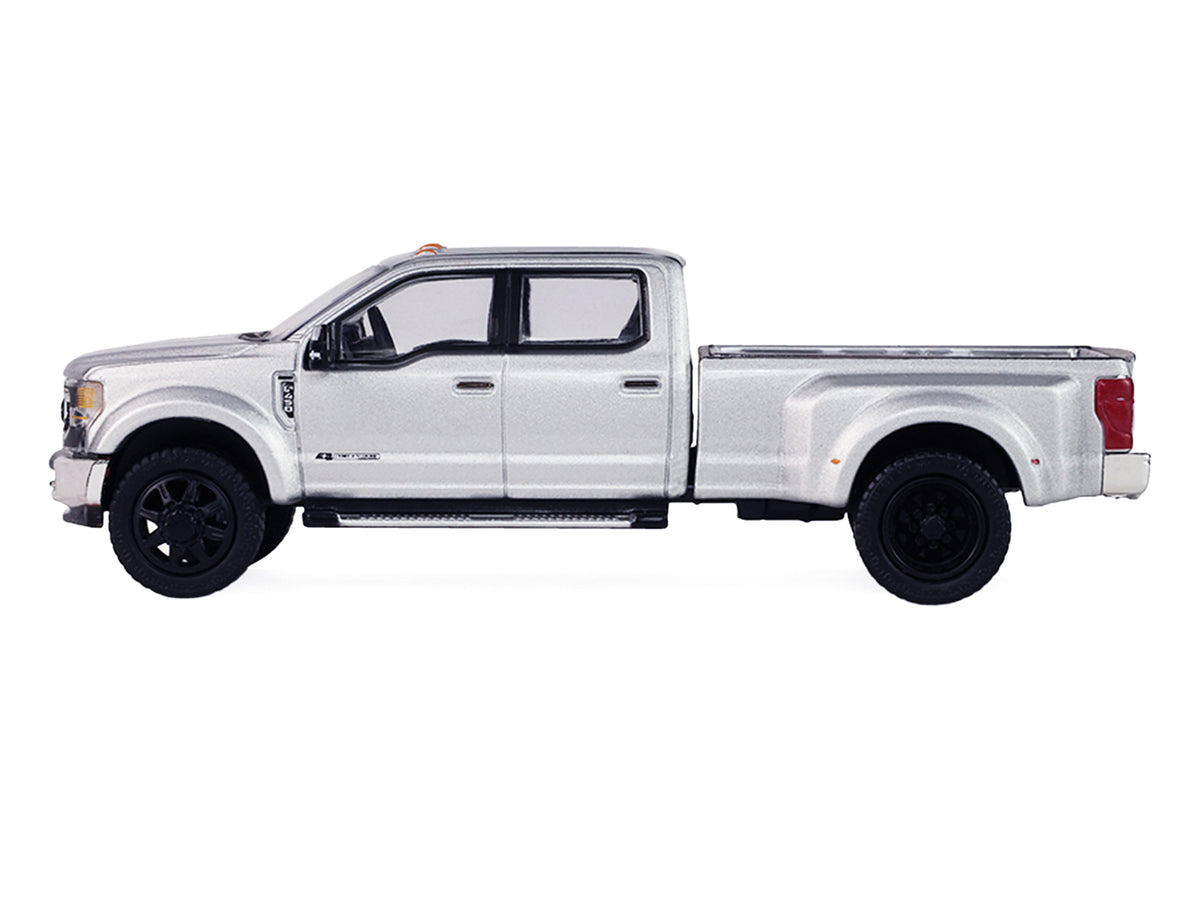 2022 Ford F-450 Super Duty Pickup Truck Iconic Silver Metallic 'Auto Mall' Series 8 1/64 Diecast Model Car by Greenlight