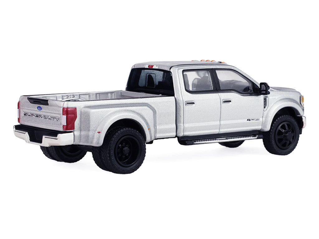 2022 Ford F-450 Super Duty Pickup Truck Iconic Silver Metallic 'Auto Mall' Series 8 1/64 Diecast Model Car by Greenlight