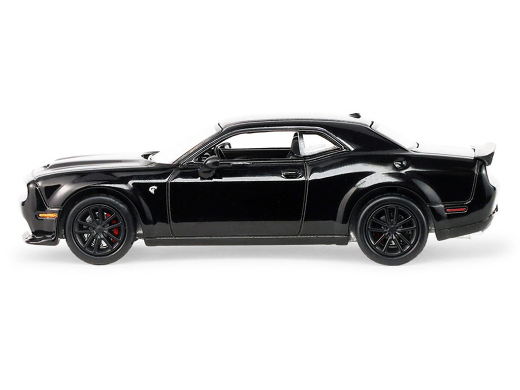 2023 Dodge Challenger SRT Hellcat Widebody Black 'Auto Mall' Series 8 1/64 Diecast Model Car by Greenlight