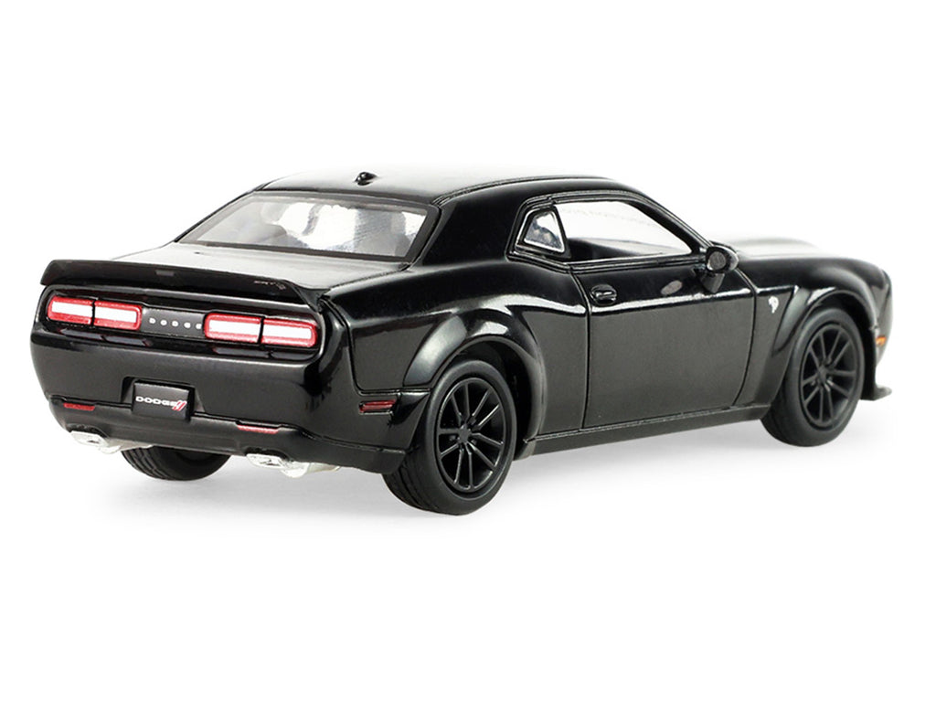 2023 Dodge Challenger SRT Hellcat Widebody Black 'Auto Mall' Series 8 1/64 Diecast Model Car by Greenlight