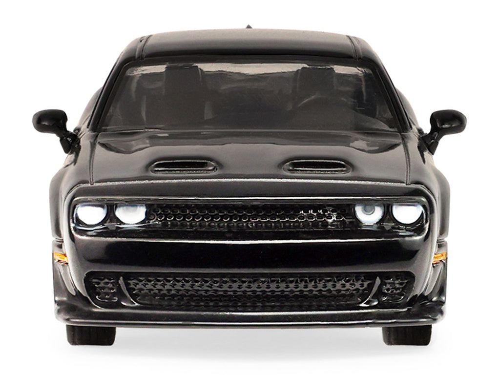 2023 Dodge Challenger SRT Hellcat Widebody Black 'Auto Mall' Series 8 1/64 Diecast Model Car by Greenlight