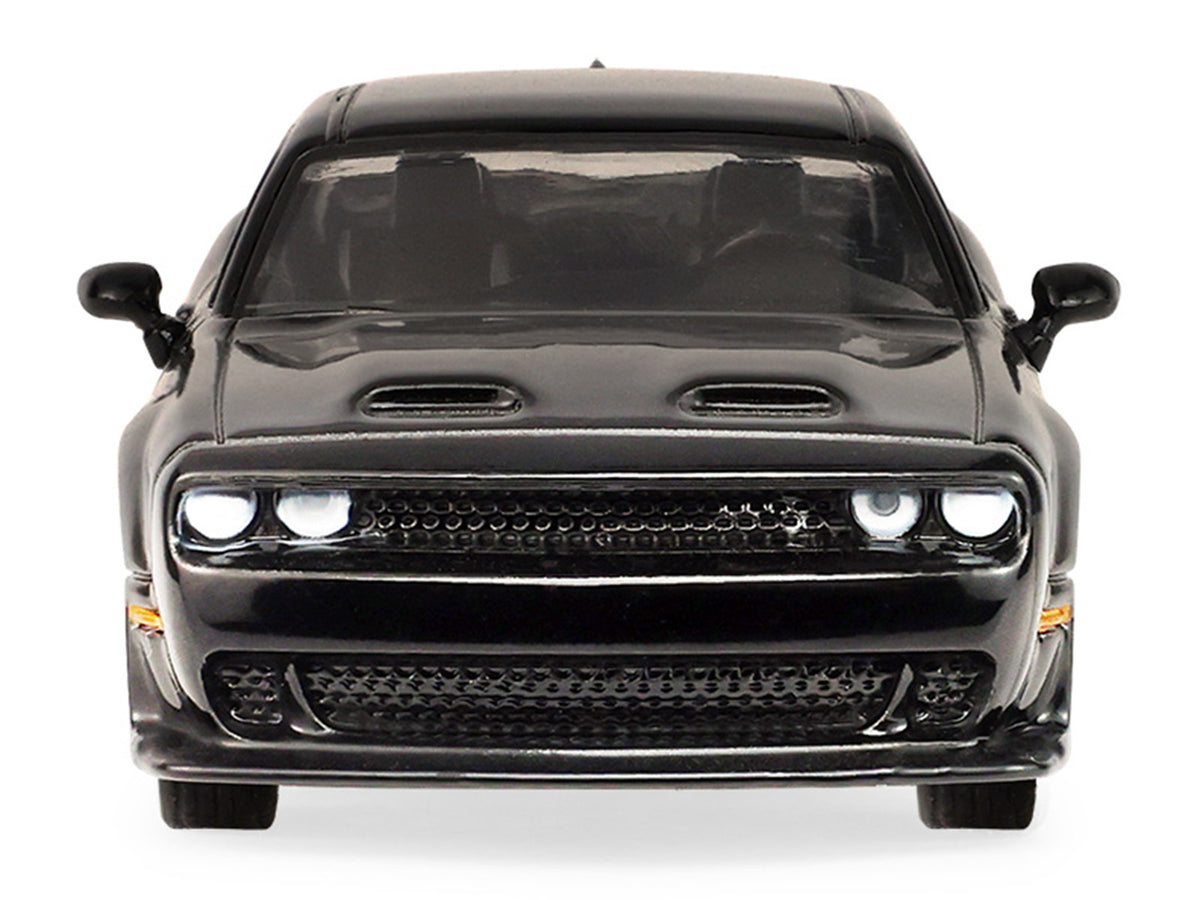 2023 Dodge Challenger SRT Hellcat Widebody Black 'Auto Mall' Series 8 1/64 Diecast Model Car by Greenlight