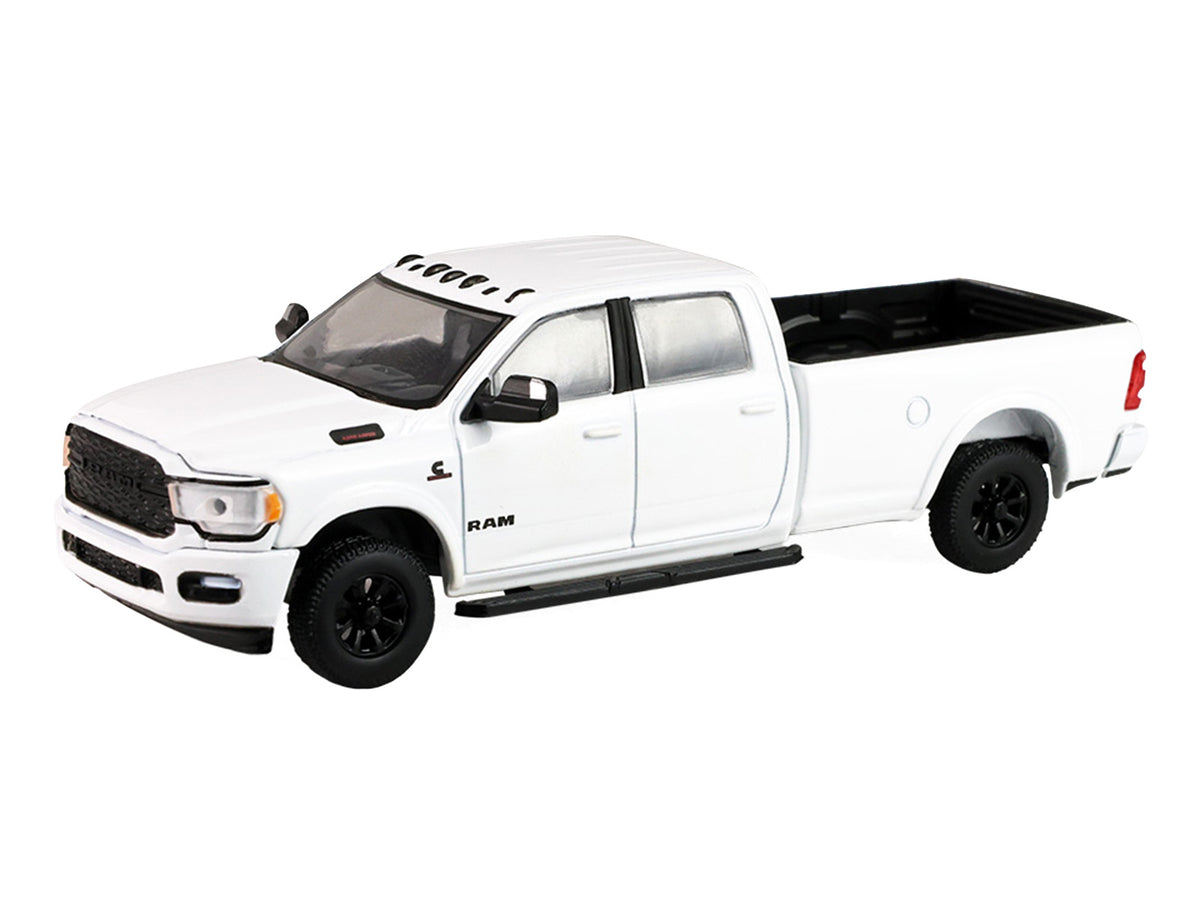 2023 Ram 2500 Bighorn Pickup Truck White 'Auto Mall' Series 8 1/64 Diecast Model Car by Greenlight