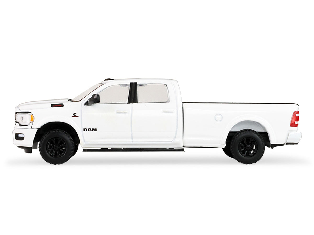 2023 Ram 2500 Bighorn Pickup Truck White 'Auto Mall' Series 8 1/64 Diecast Model Car by Greenlight