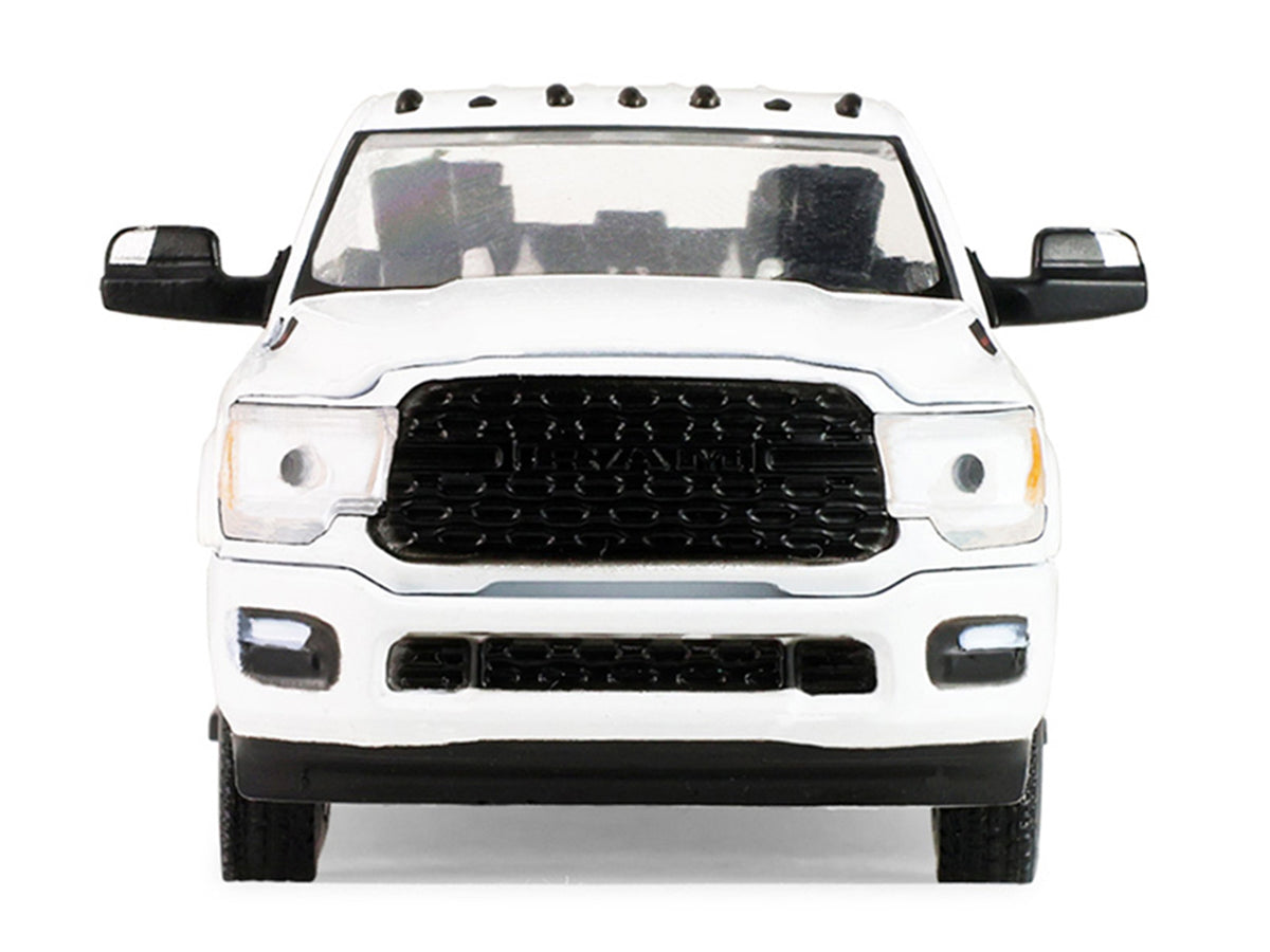 2023 Ram 2500 Bighorn Pickup Truck White 'Auto Mall' Series 8 1/64 Diecast Model Car by Greenlight